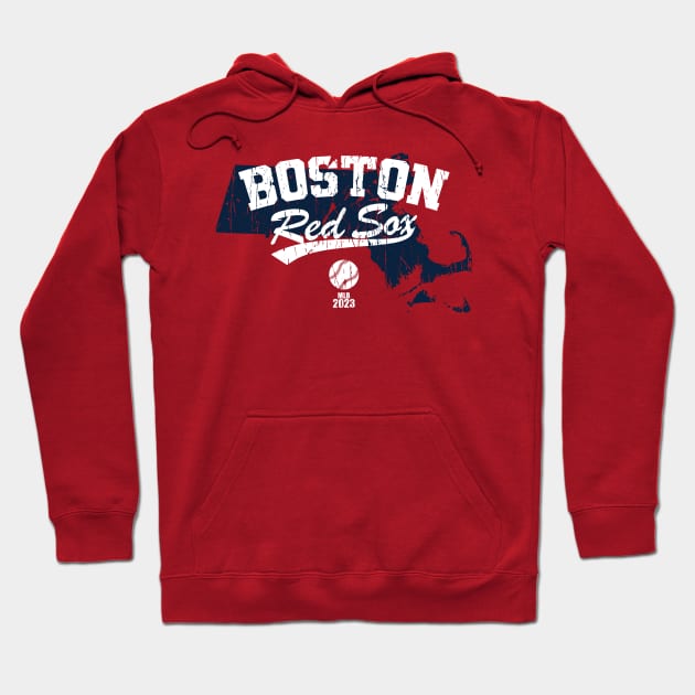 Boston, Massachusetts - BoSox - 2023 Hoodie by Nagorniak